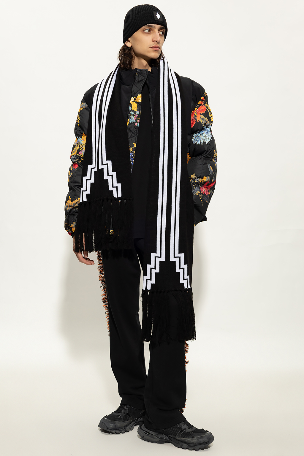 Tシャツ・カットソー Marcelo Burlon LONG-SLEEVED SHIRT (CMEA181_F22FAB0014920) MARCELO BURLON COUNTY OF MILAN - LONG SLEEVE T-SHIRT WITH